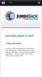 Mobile Screenshot of jumbosack.com